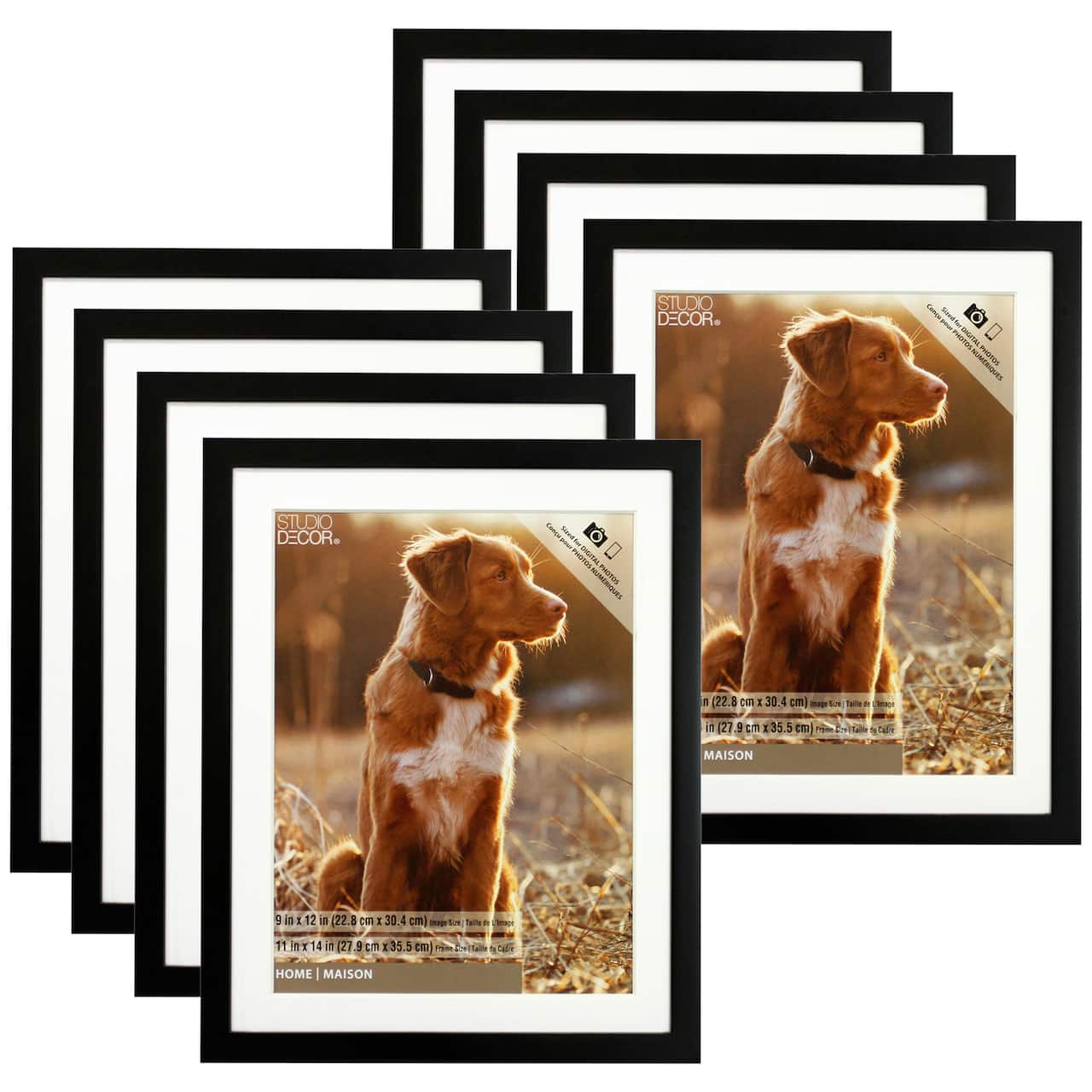 8 Pack: Home Black Tyler Frame by Studio Décor®